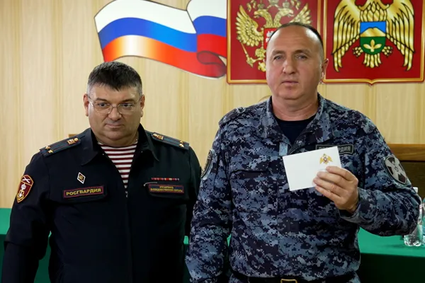 Сотрудникам вневедомственной охраны в КБР вручили награды к годовщине службы