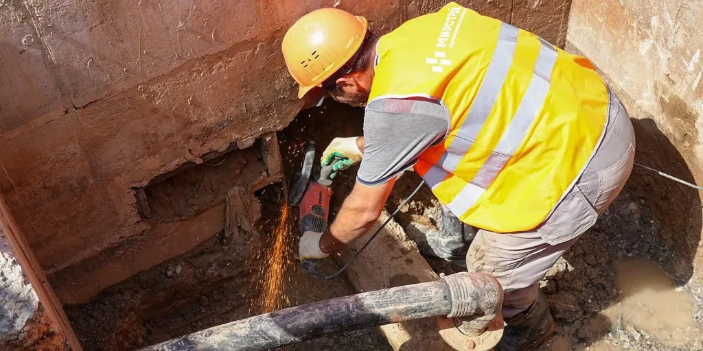 В селе Хабаз построили новые водопроводные сети